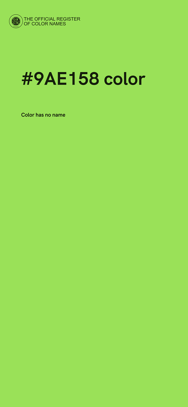 #9AE158 color image