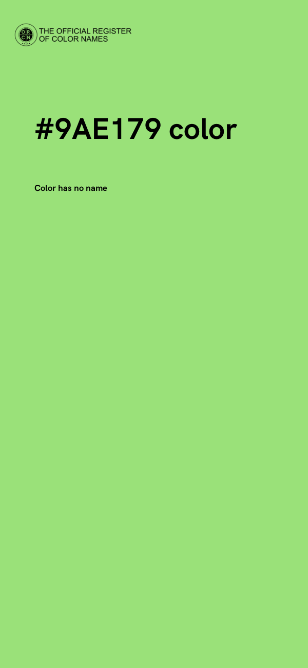 #9AE179 color image
