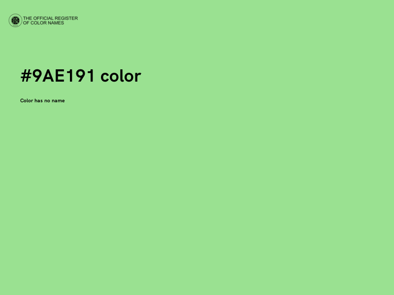 #9AE191 color image