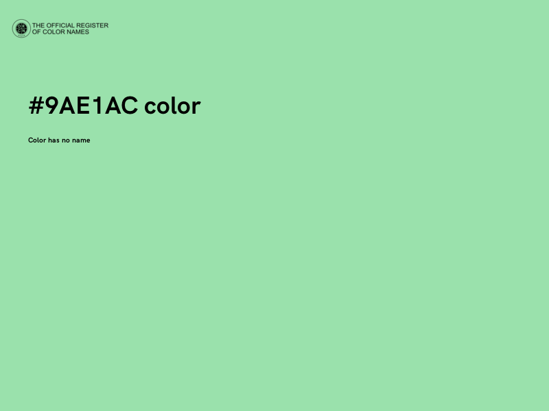 #9AE1AC color image