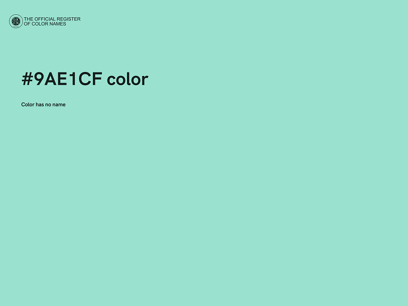 #9AE1CF color image