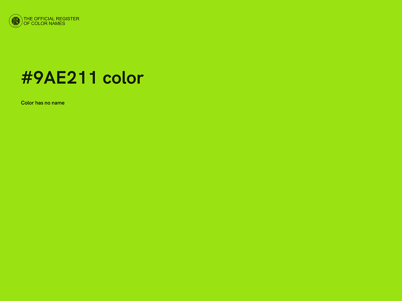 #9AE211 color image