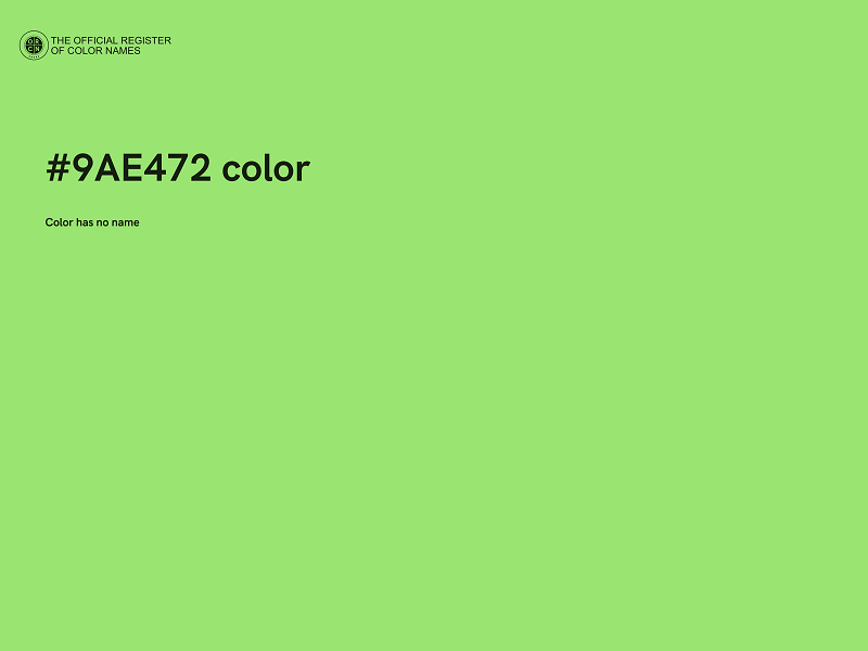 #9AE472 color image