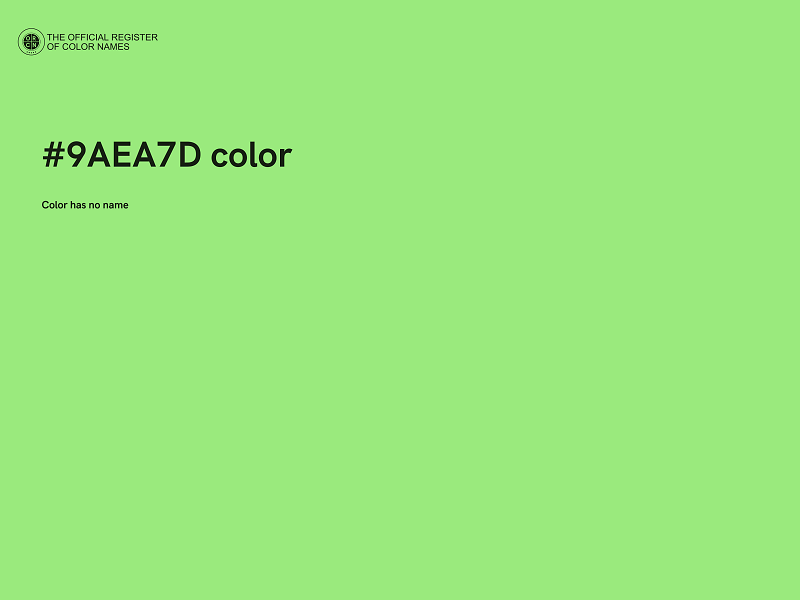 #9AEA7D color image