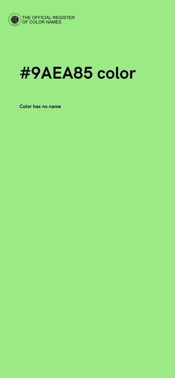 #9AEA85 color image