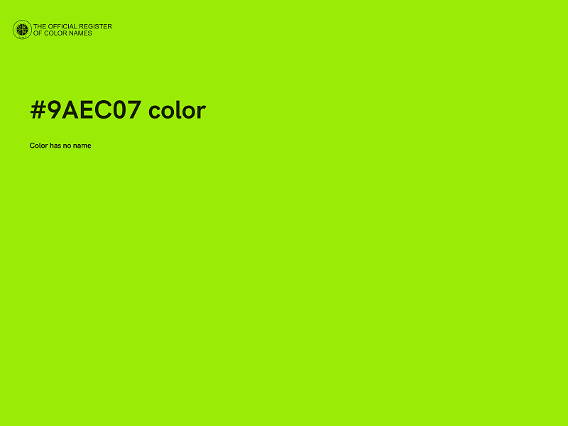 #9AEC07 color image