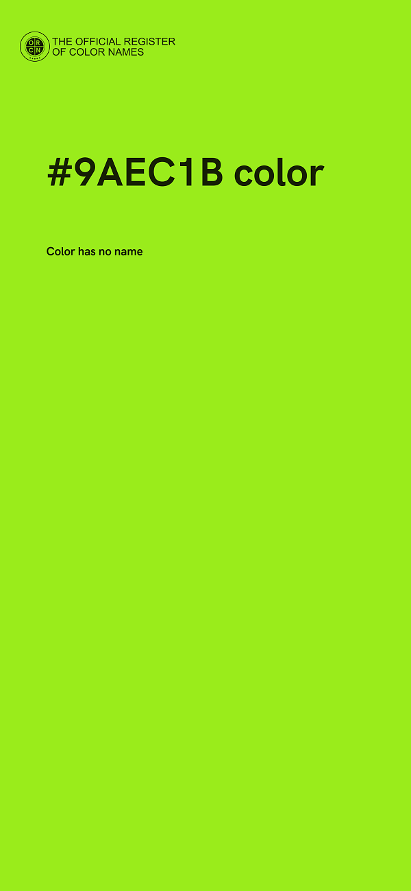 #9AEC1B color image