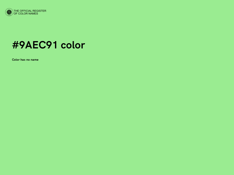 #9AEC91 color image