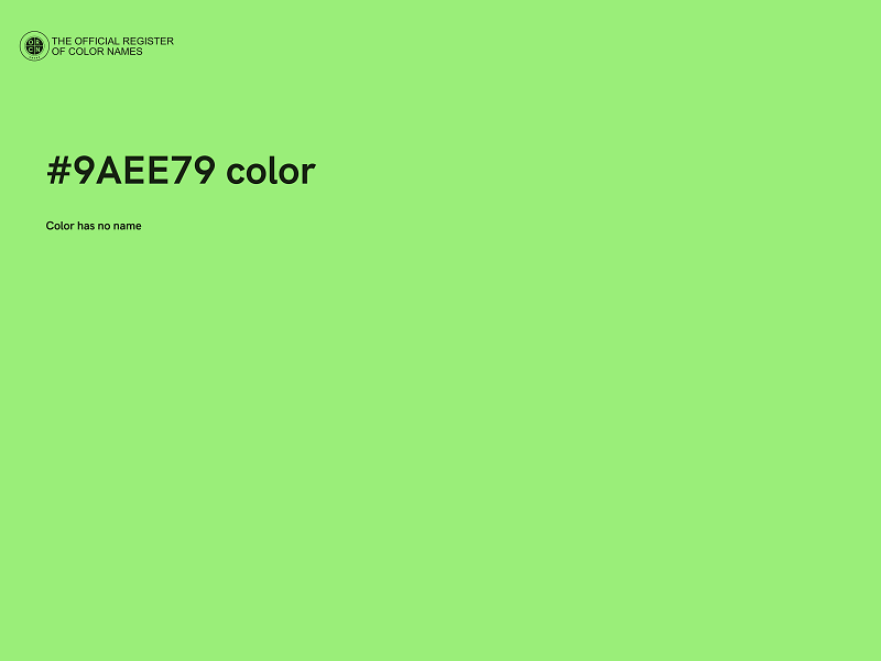 #9AEE79 color image