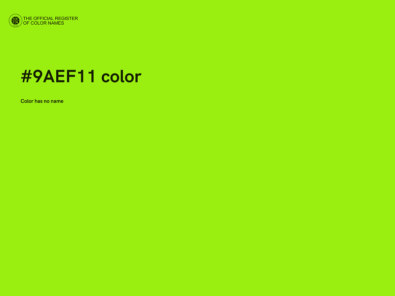 #9AEF11 color image