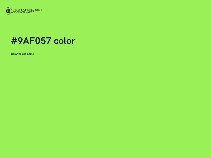 #9AF057 color image