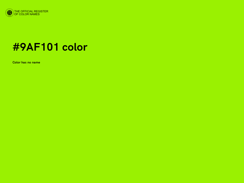 #9AF101 color image
