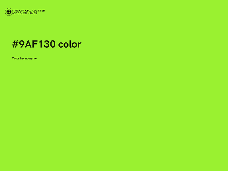 #9AF130 color image