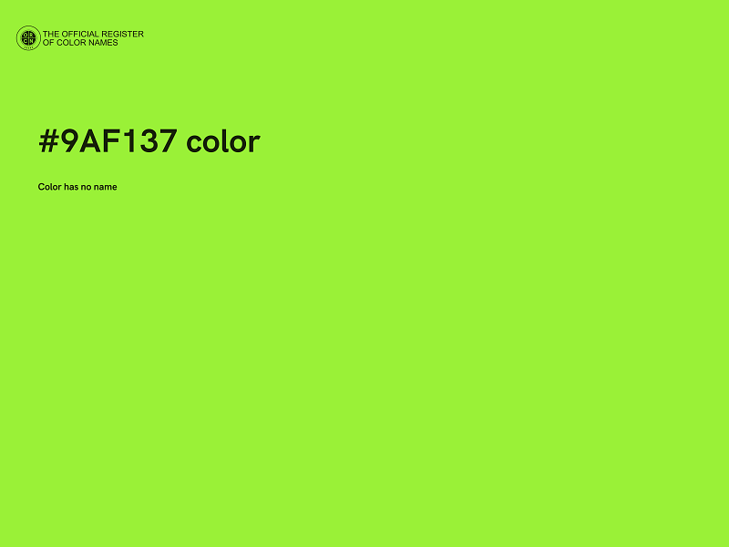 #9AF137 color image