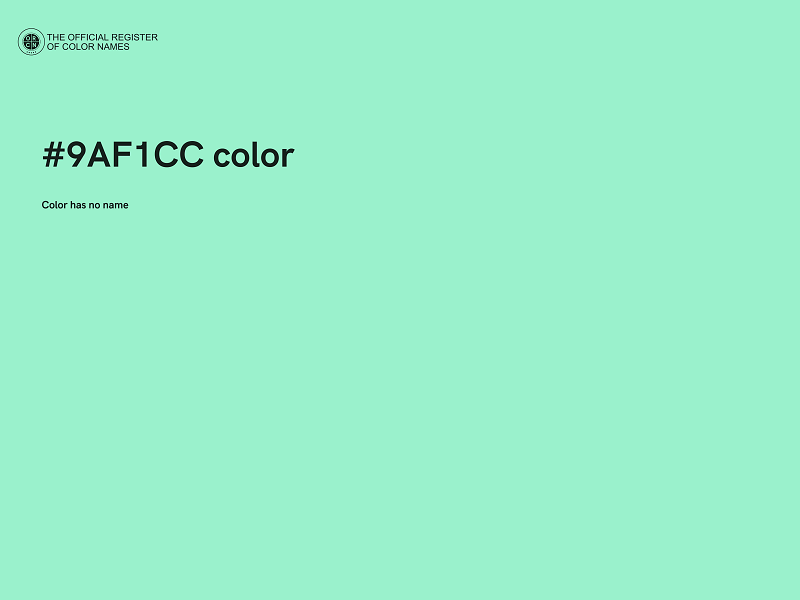 #9AF1CC color image