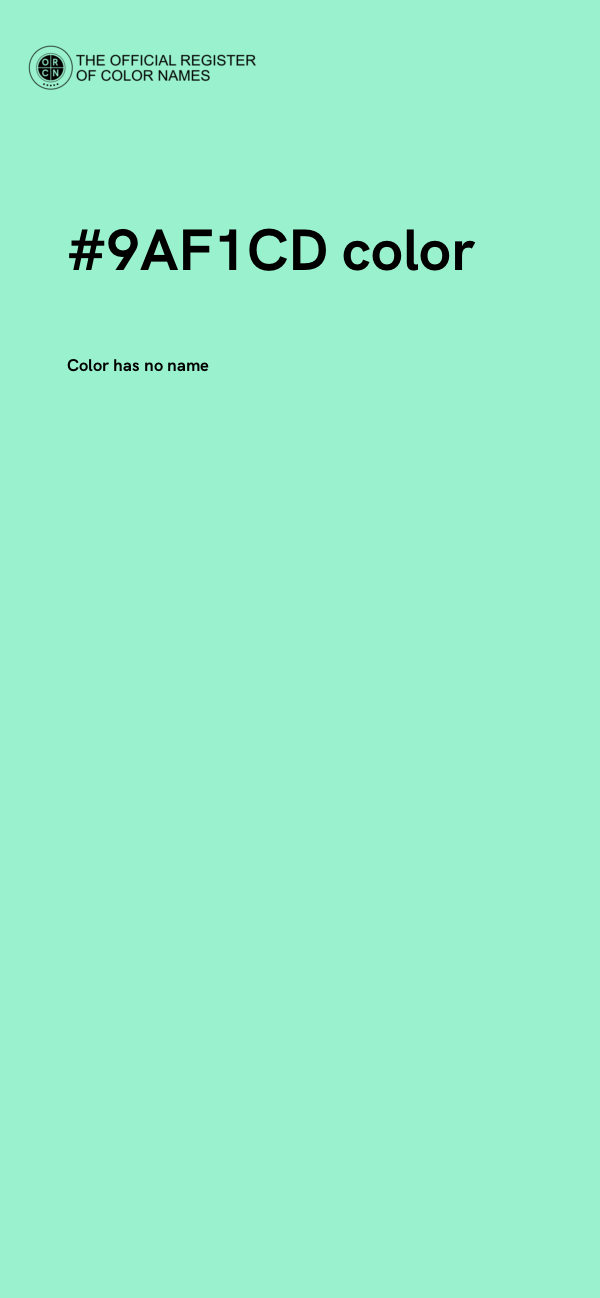 #9AF1CD color image