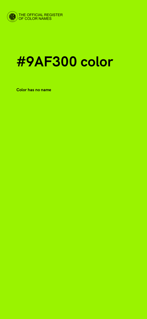 #9AF300 color image