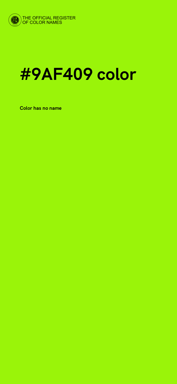 #9AF409 color image