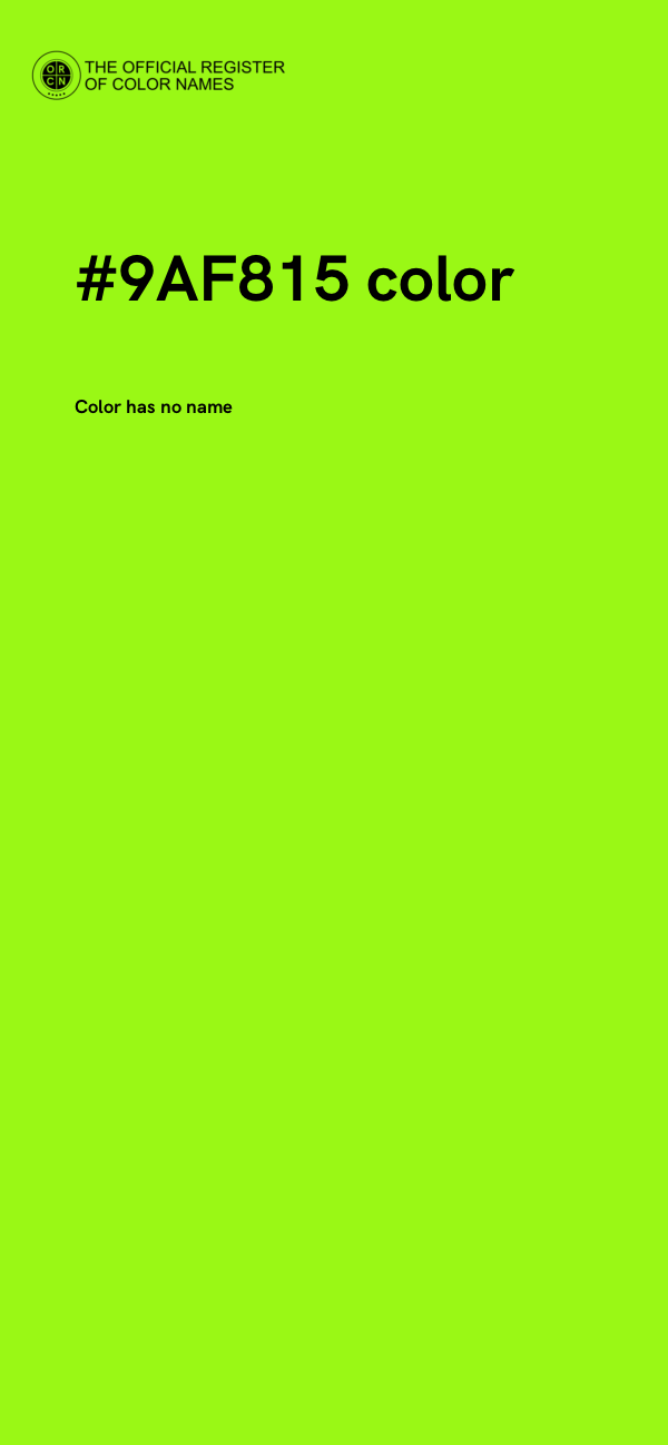 #9AF815 color image
