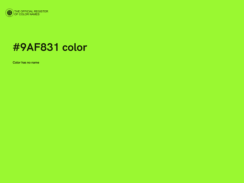 #9AF831 color image