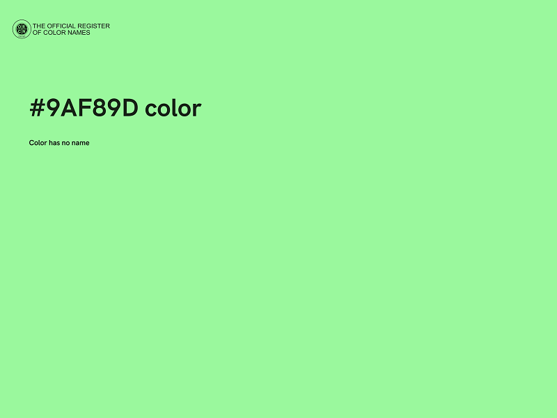 #9AF89D color image