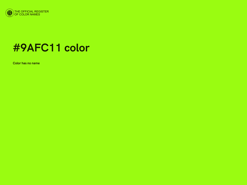 #9AFC11 color image