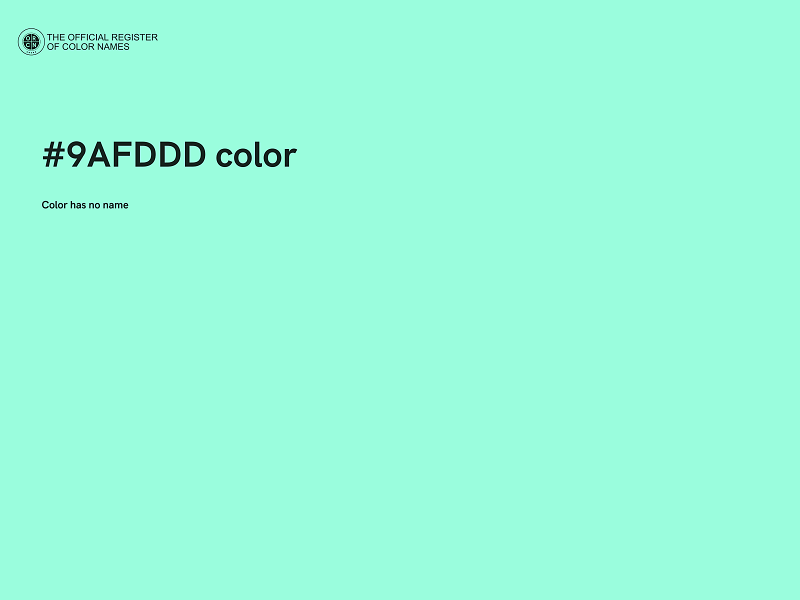 #9AFDDD color image