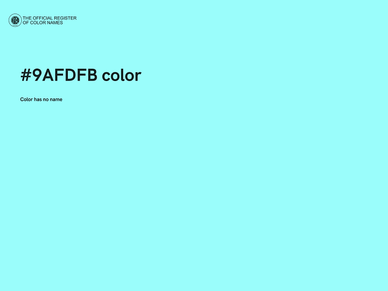 #9AFDFB color image