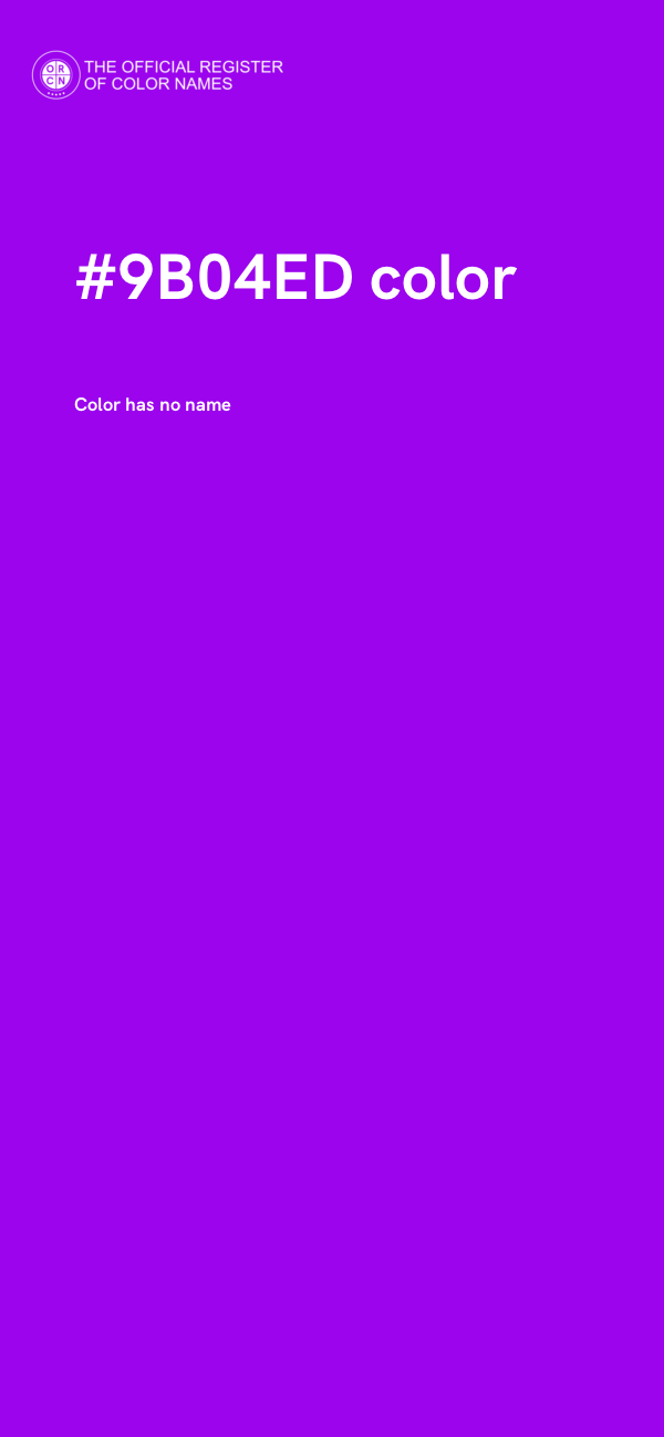 #9B04ED color image