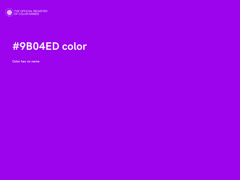 #9B04ED color image