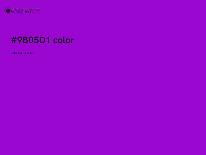 #9B05D1 color image