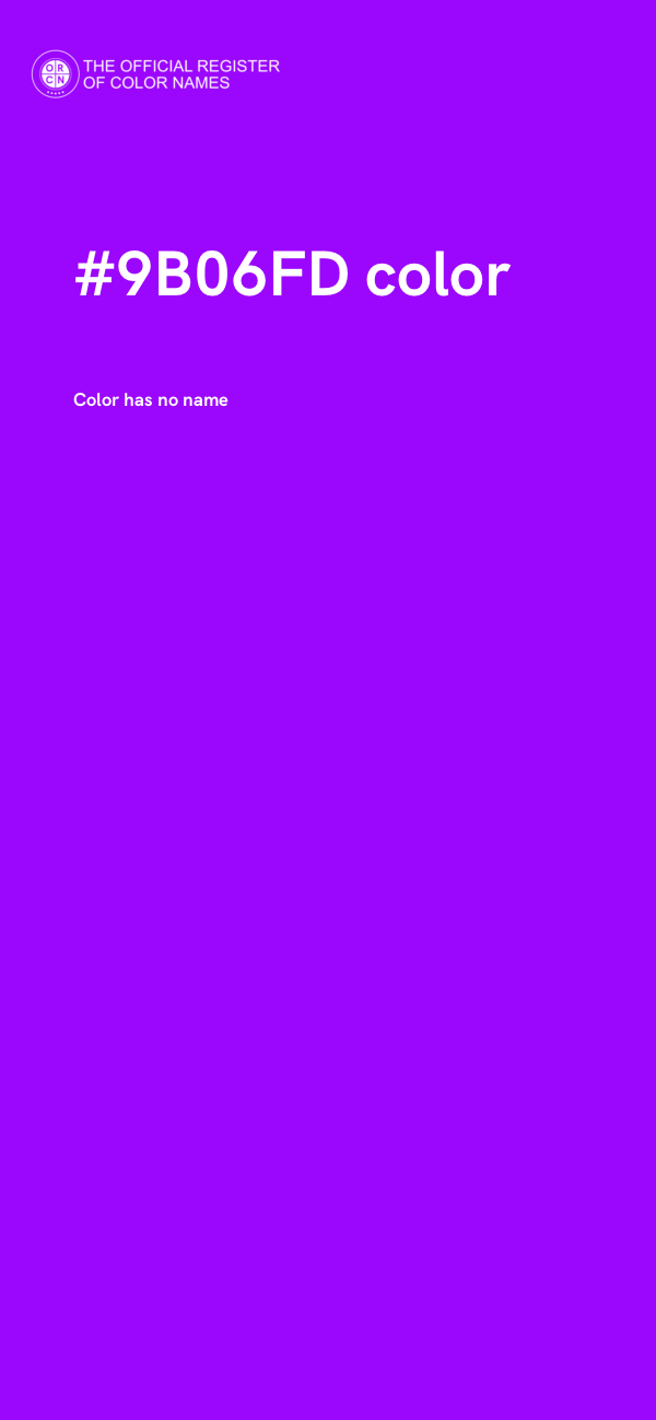 #9B06FD color image