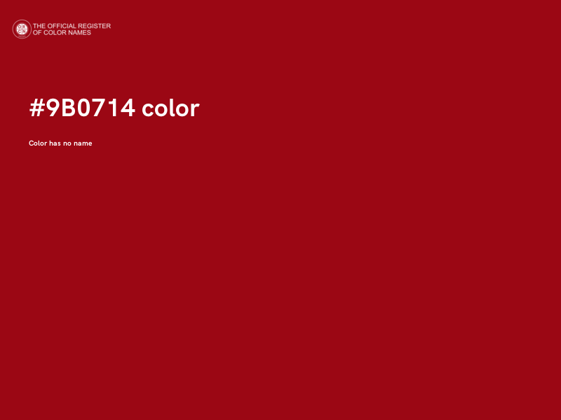 #9B0714 color image