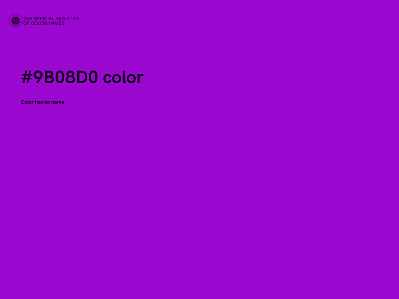 #9B08D0 color image