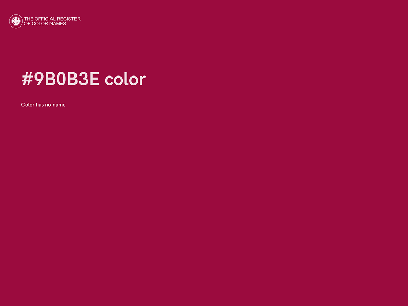#9B0B3E color image