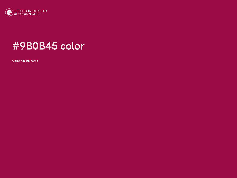 #9B0B45 color image