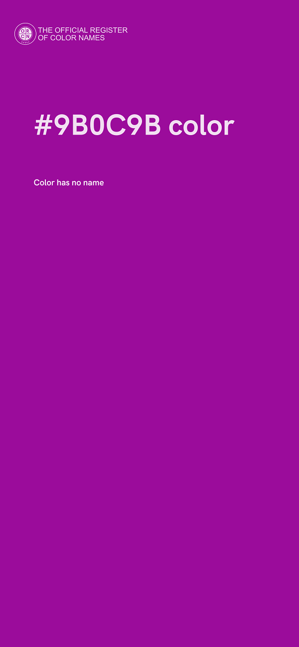 #9B0C9B color image