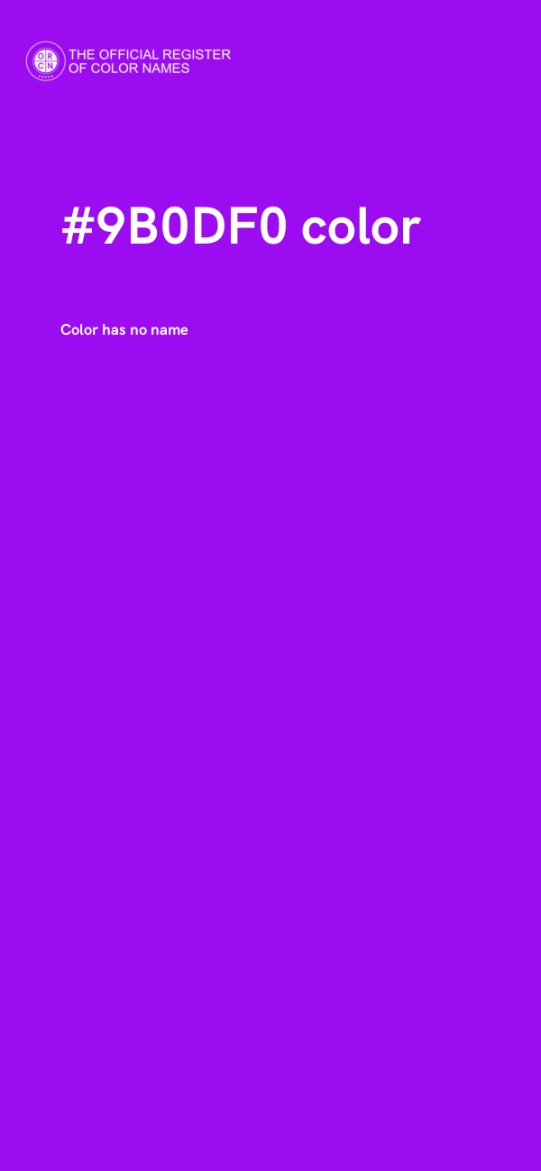 #9B0DF0 color image