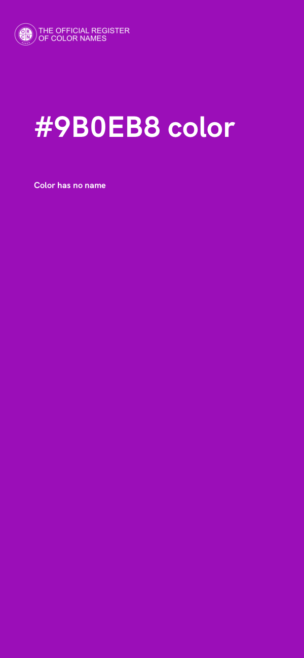 #9B0EB8 color image