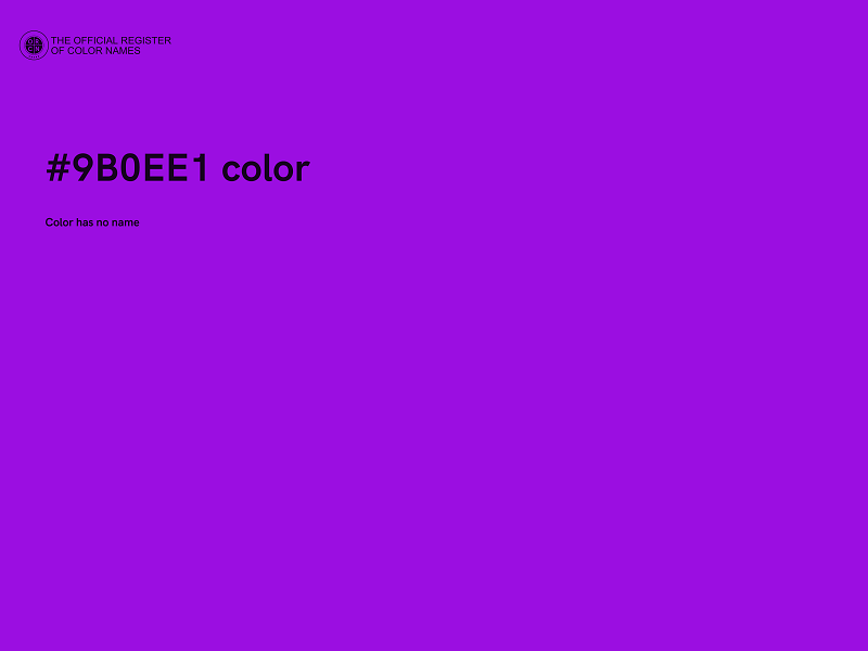 #9B0EE1 color image