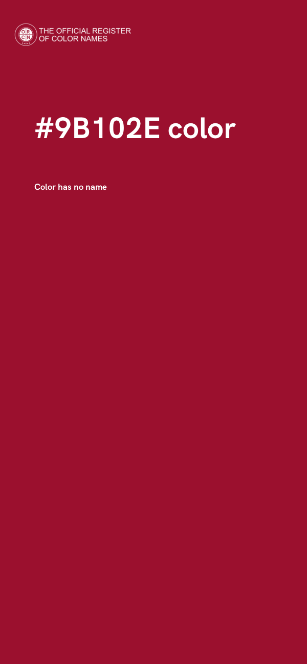 #9B102E color image