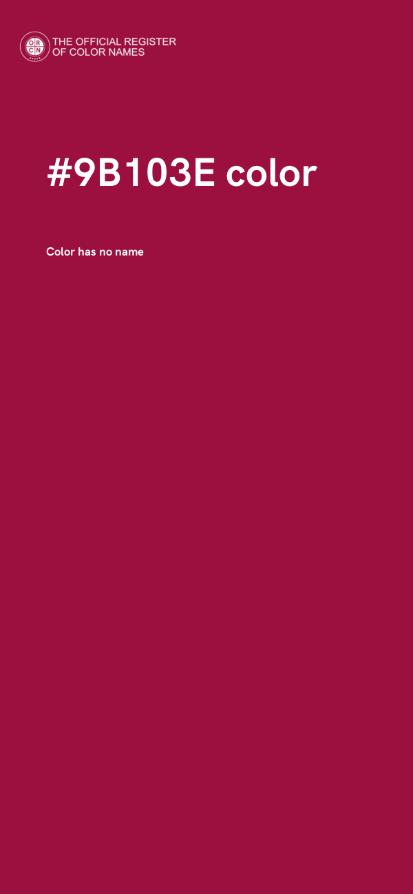 #9B103E color image