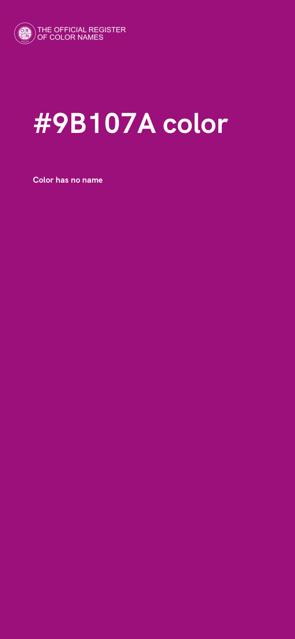 #9B107A color image