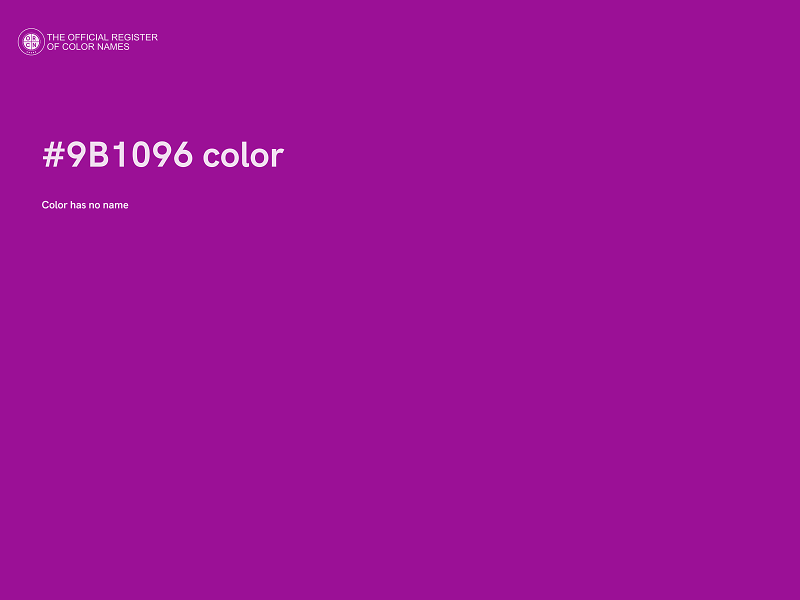 #9B1096 color image