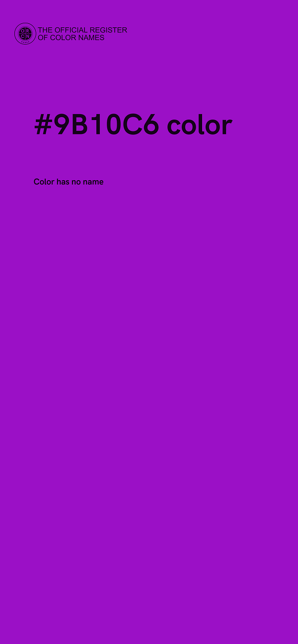 #9B10C6 color image