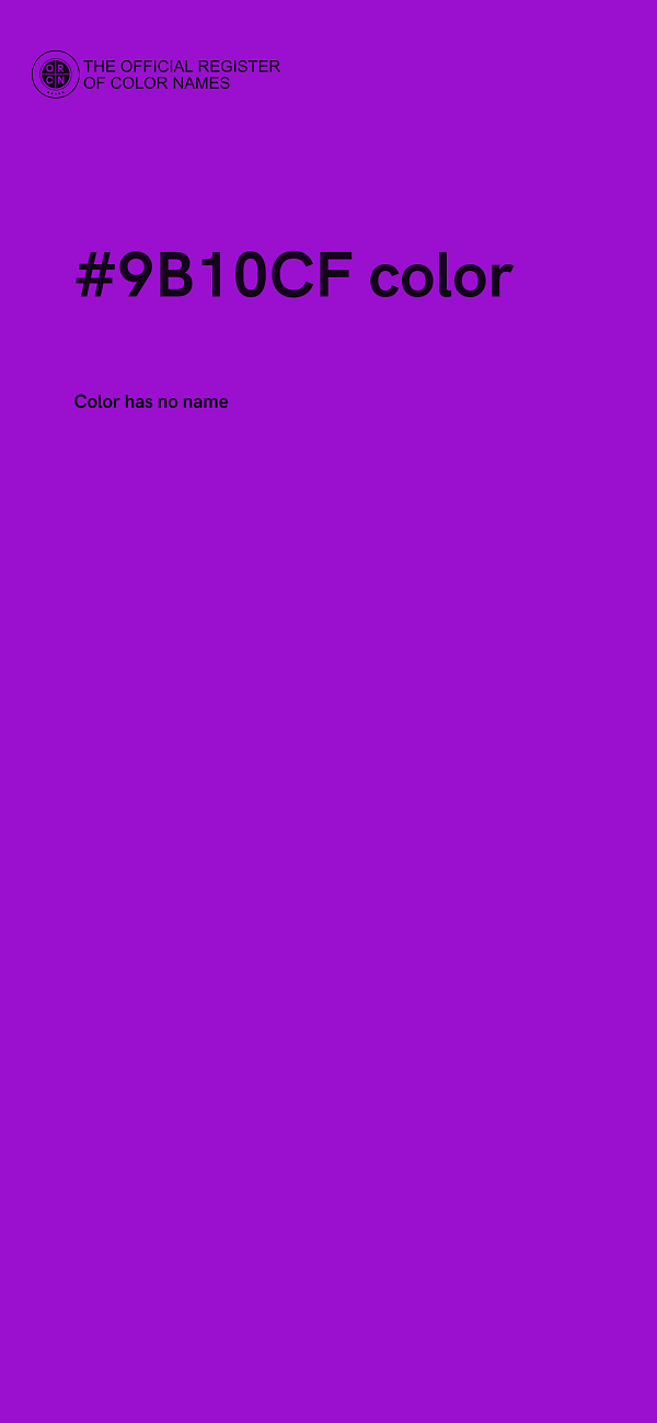 #9B10CF color image