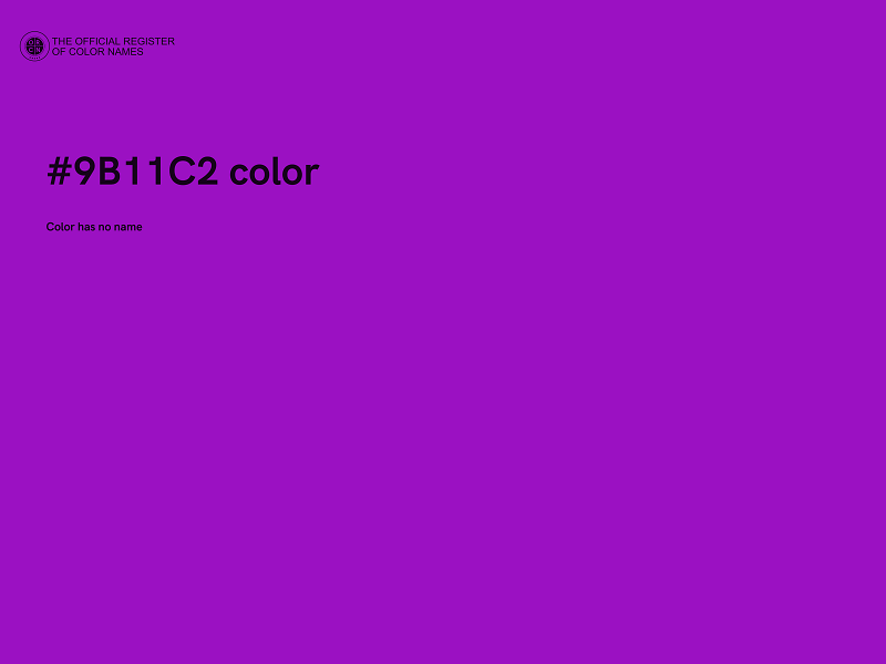 #9B11C2 color image