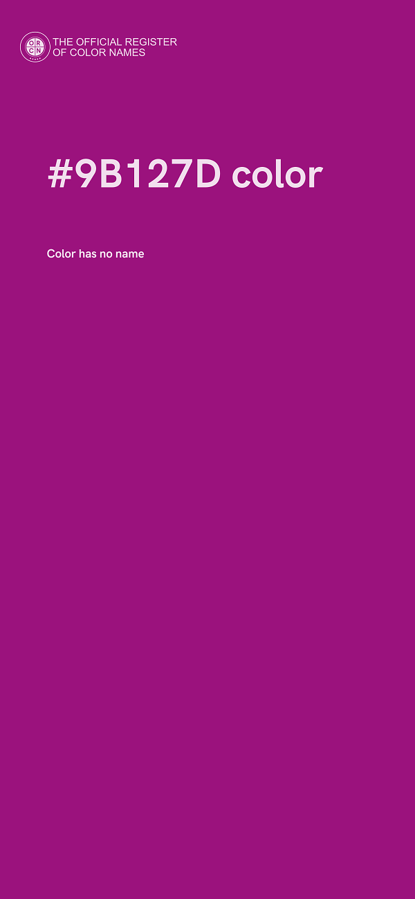 #9B127D color image
