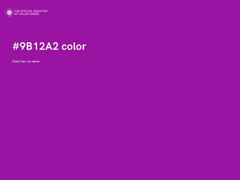 #9B12A2 color image