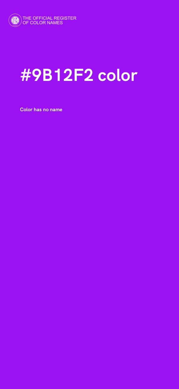 #9B12F2 color image